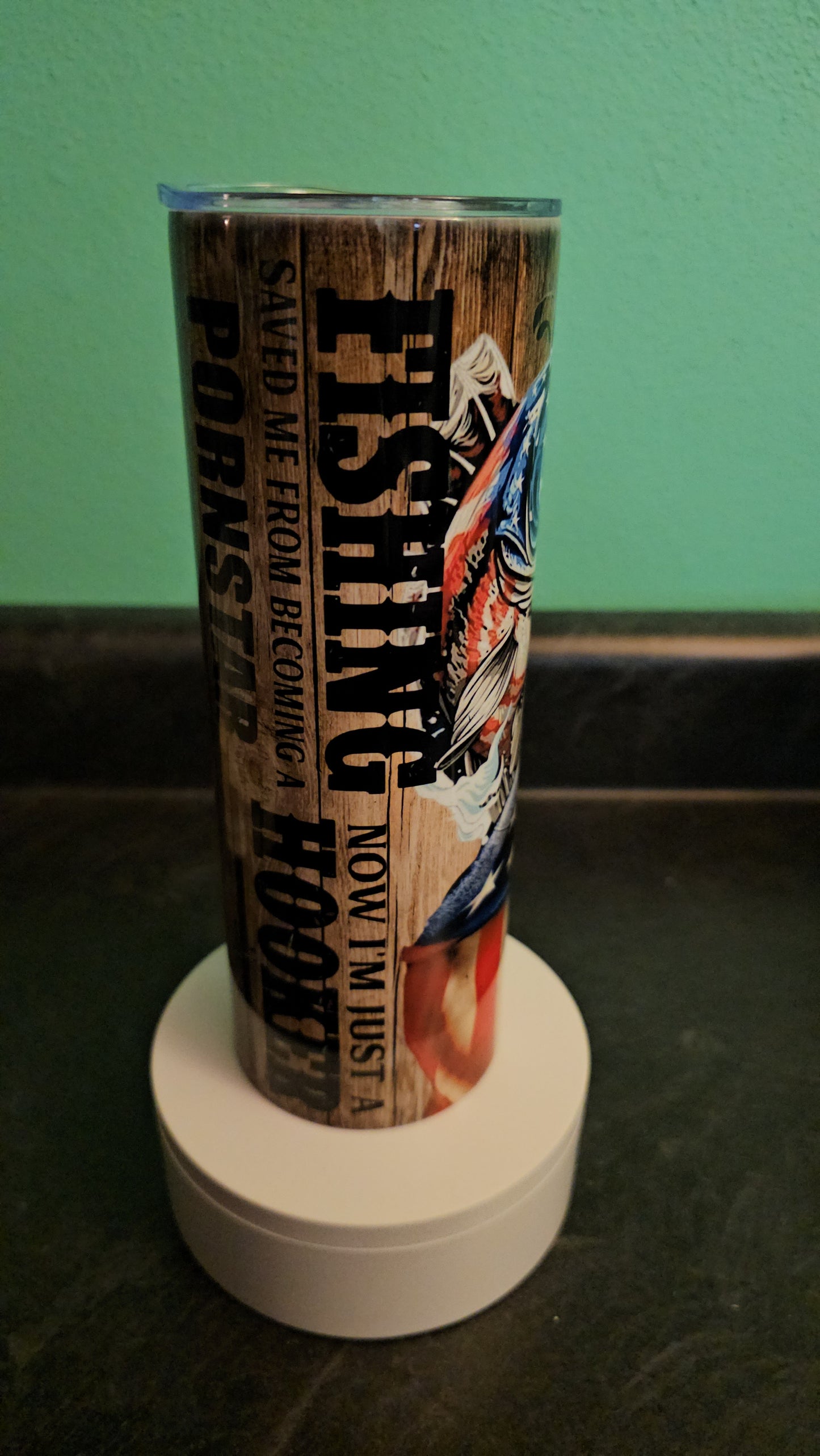 Fishing Saved me from being a PornstarInsulated Travel Mug