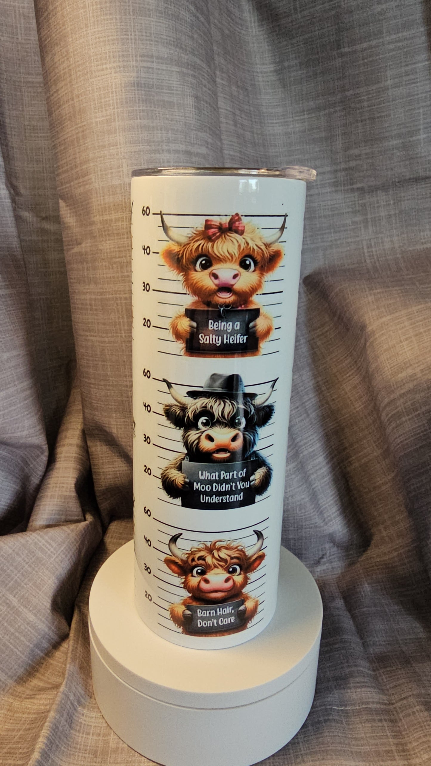 Funny Highland Cow Insulated Tumbler