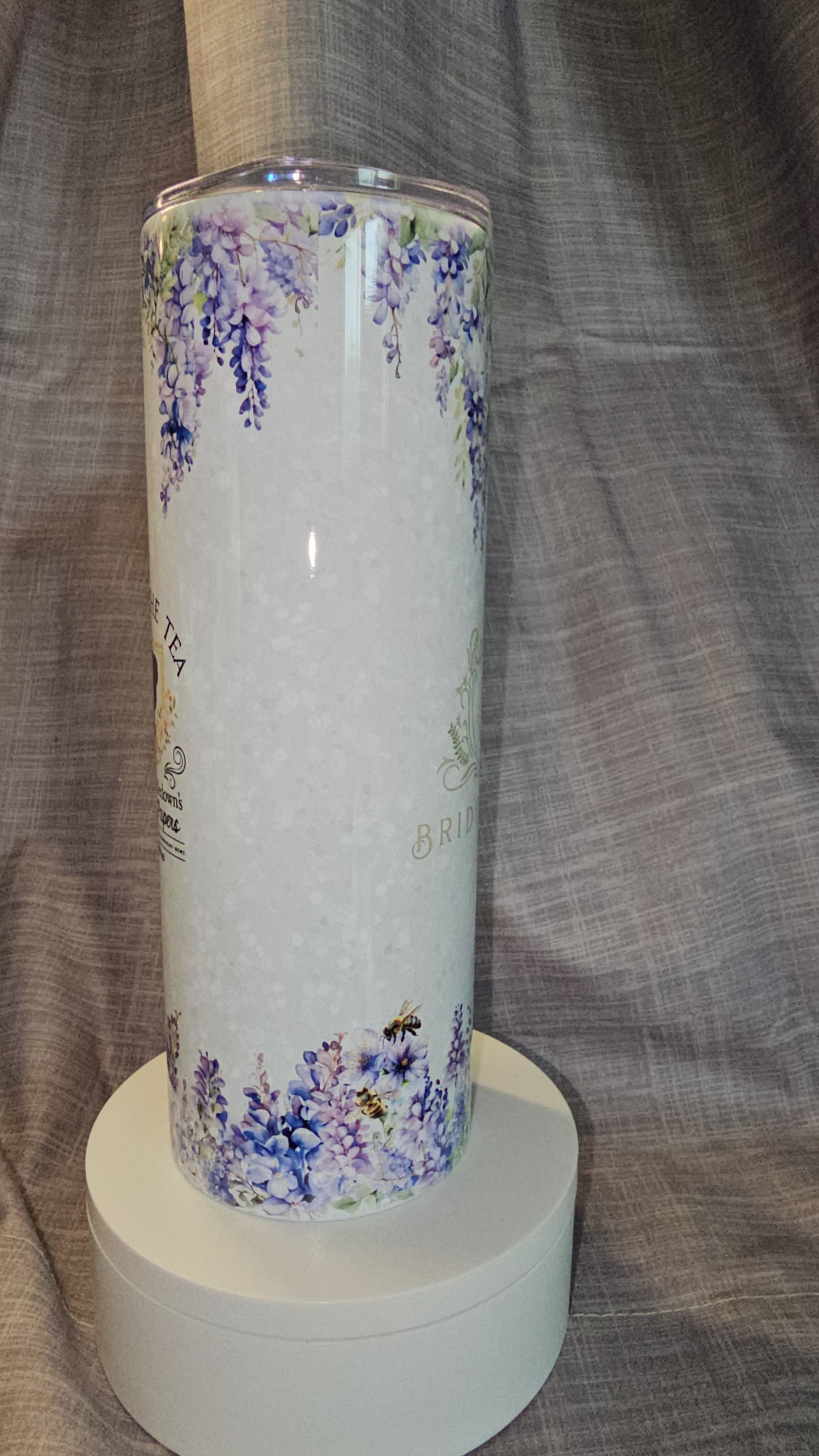 Beautiful Custom Designed Bridgerton Travel Tumbler