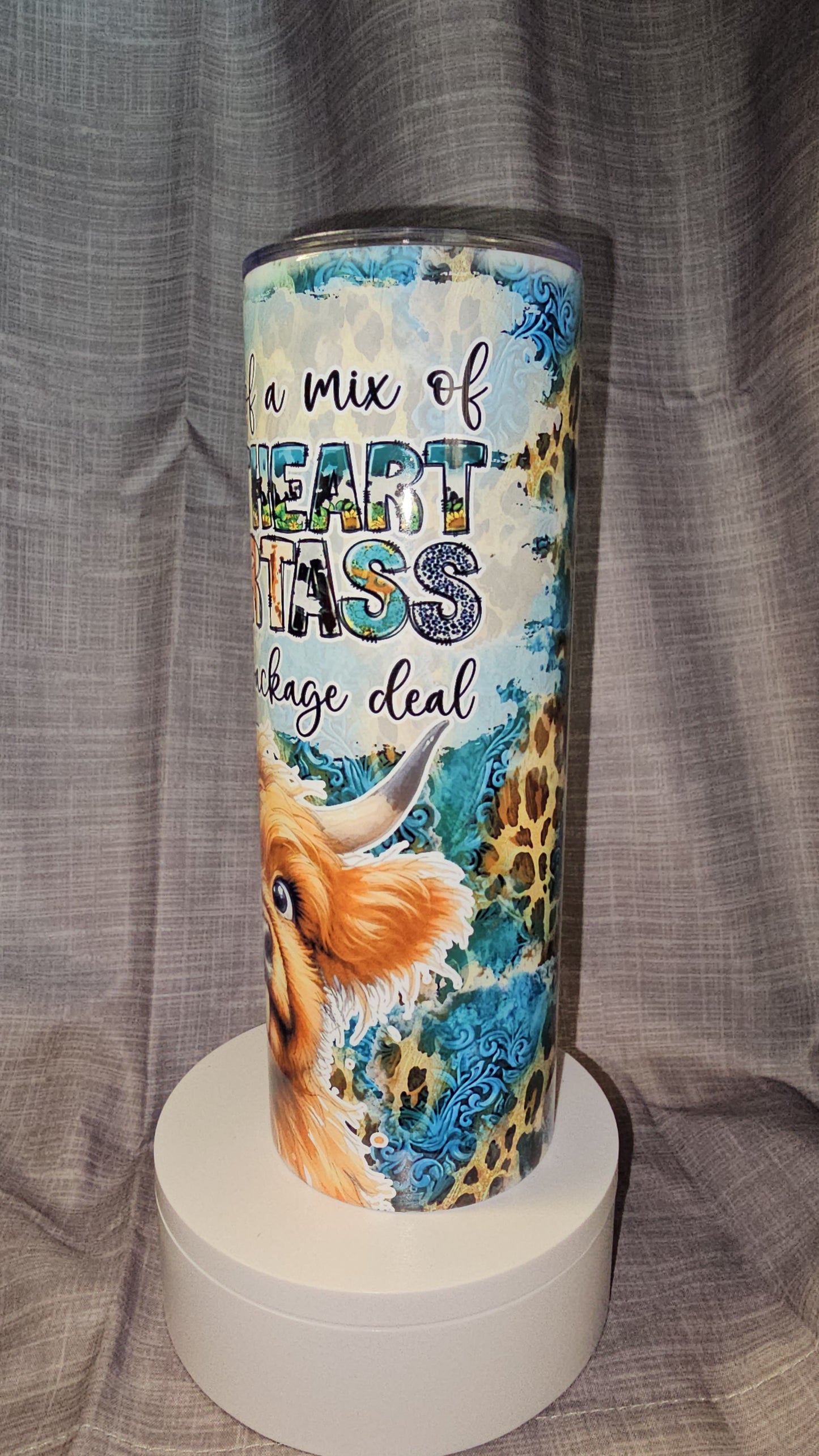 Adorable and Funny Highland Cow Tumbler