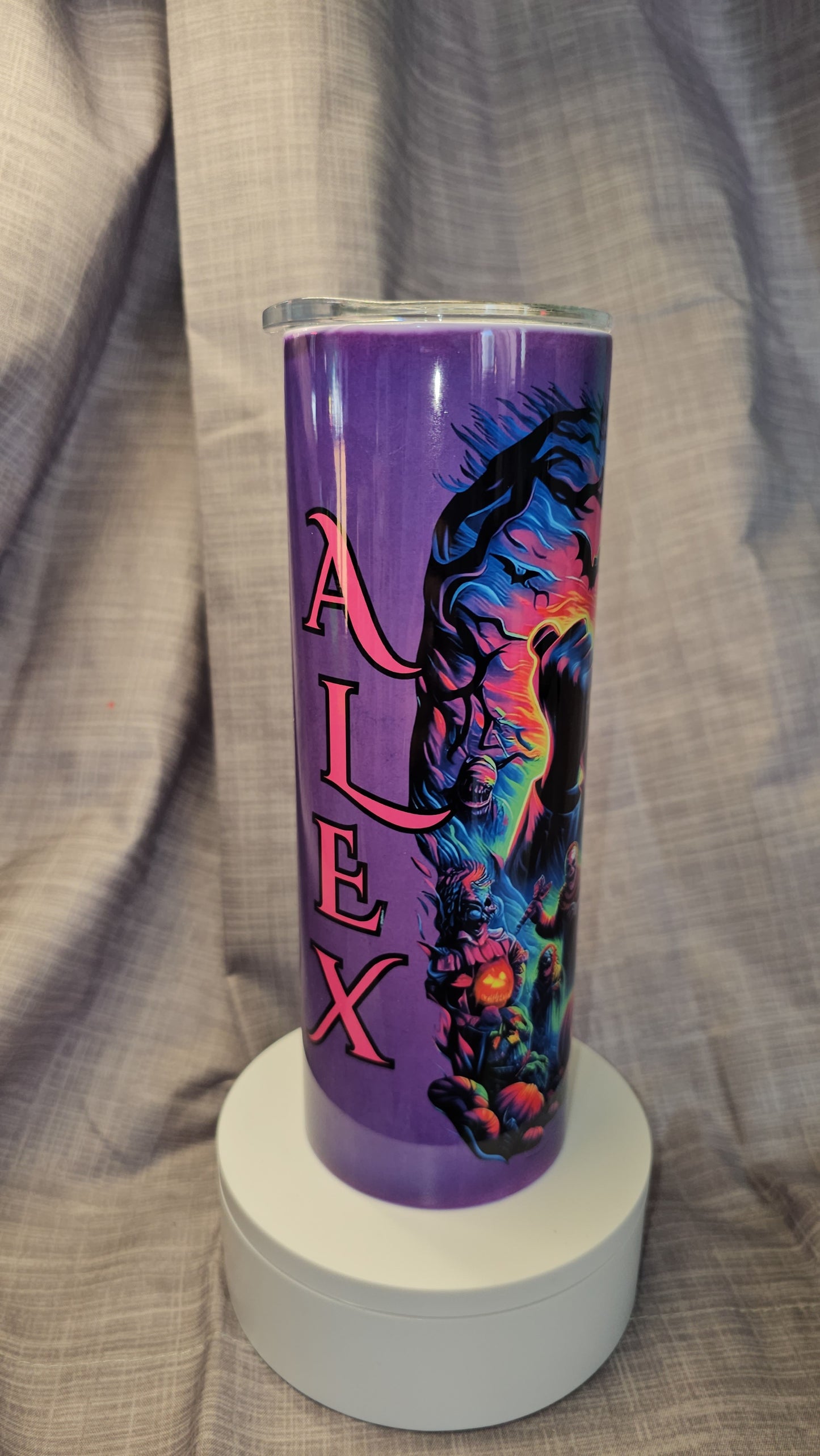 Customizable Michael Myers Halloween Insulated Travel Tumbler