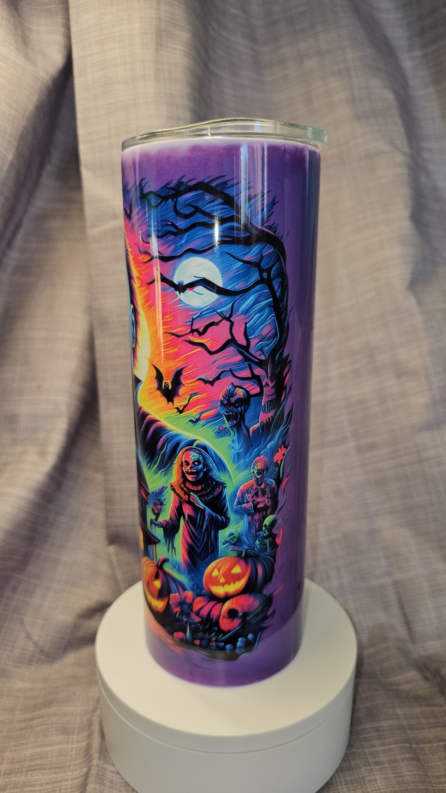 Customizable Michael Myers Halloween Insulated Travel Tumbler