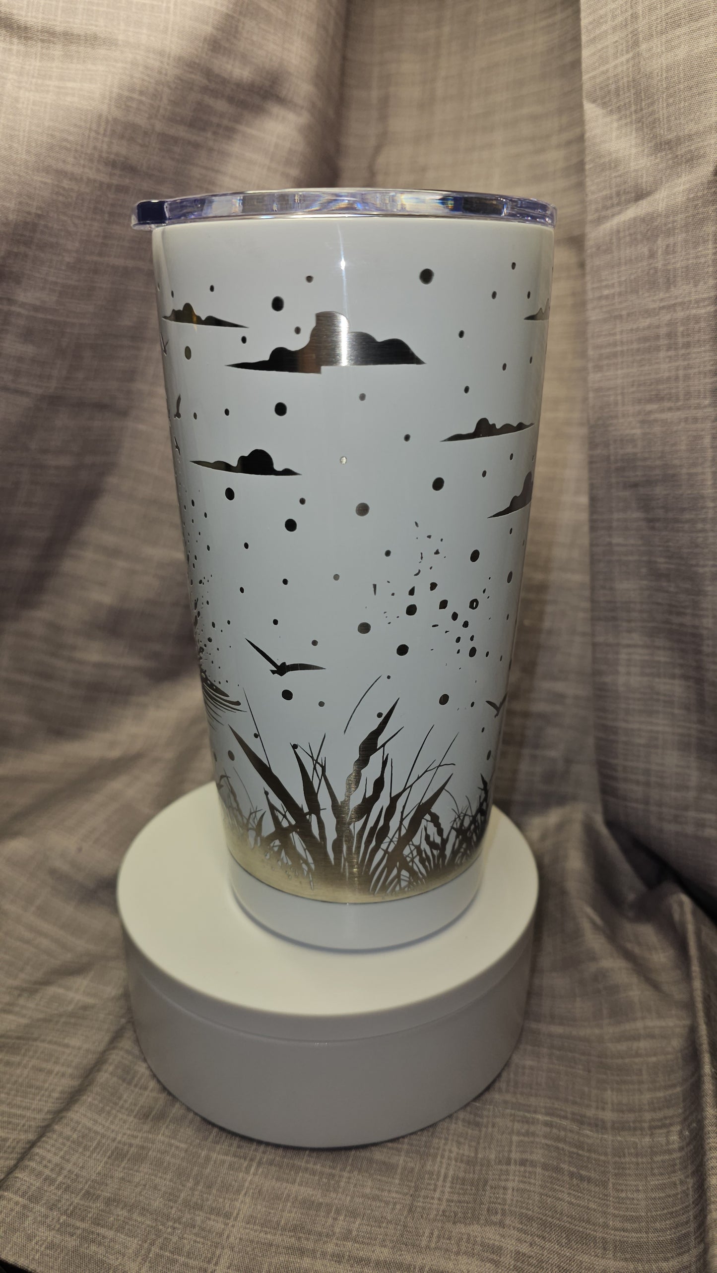 Laser Engraved Duck Hunter 20oz Insulated Travel Tumbler | Mug | Cup