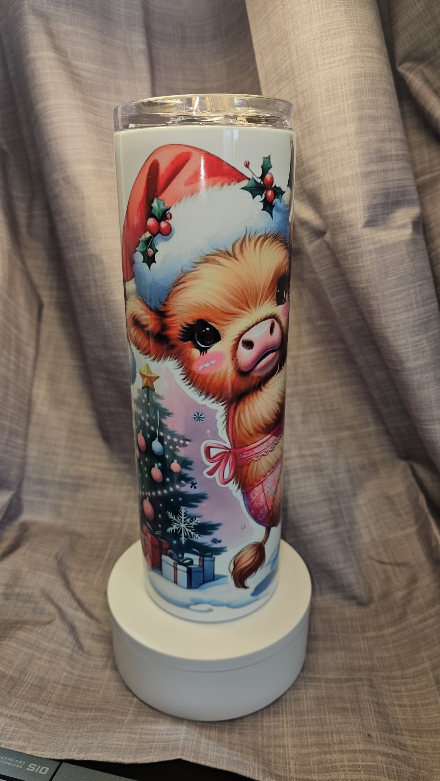 Adorable Highland Cow Insulated Travel Tumbler