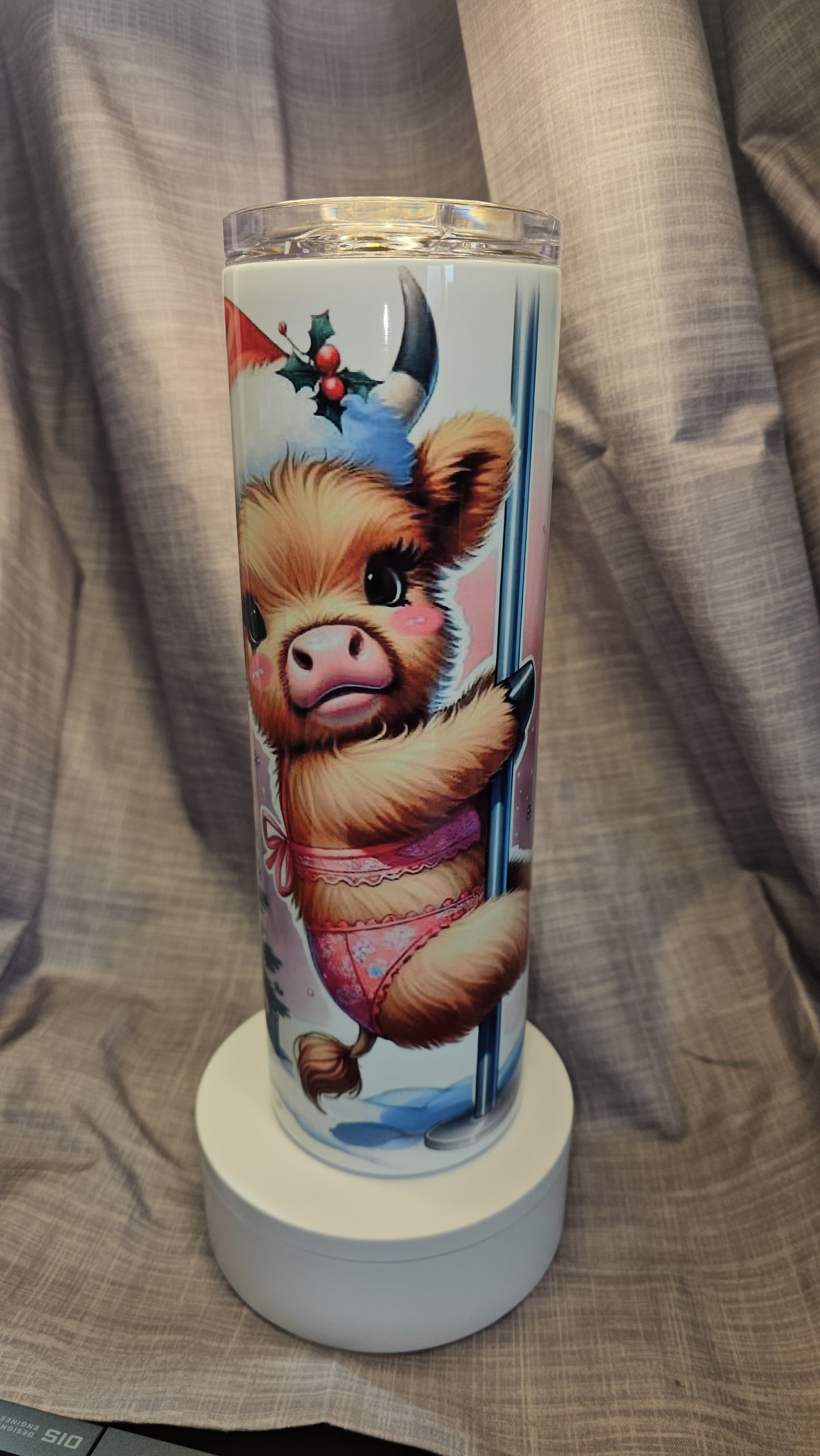 Adorable Highland Cow Insulated Travel Tumbler