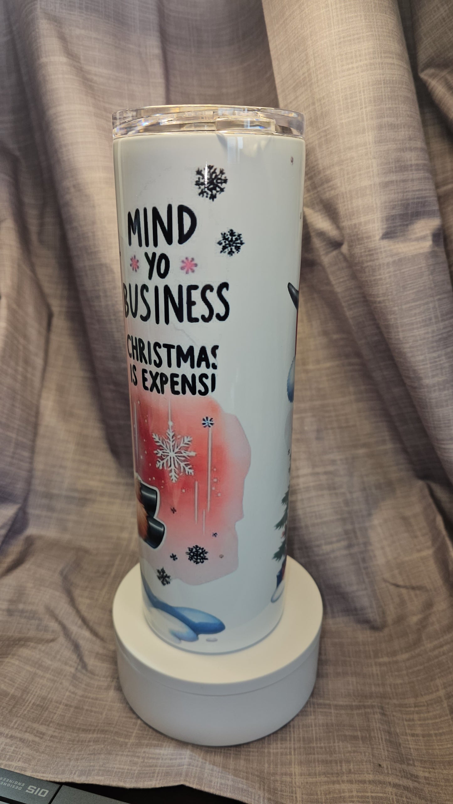 Adorable Highland Cow Insulated Travel Tumbler