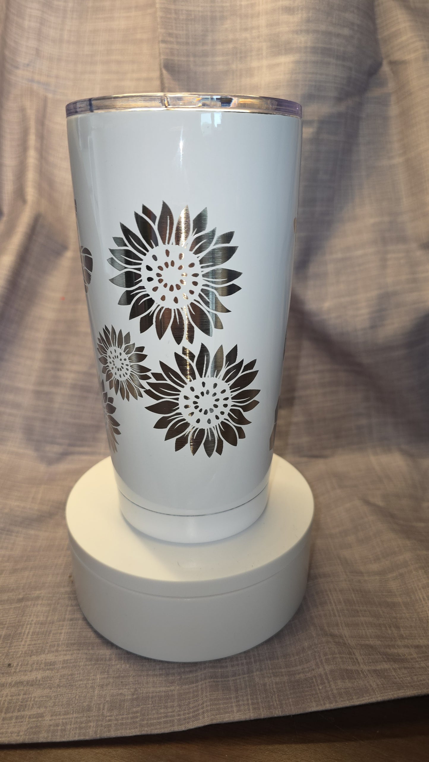 Bee Happy Insulated Laser Engraved Tumbler