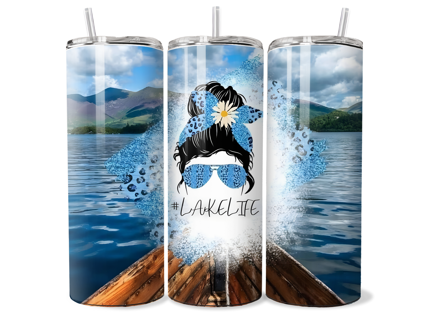 Lake Life Insulated Travel Tumbler