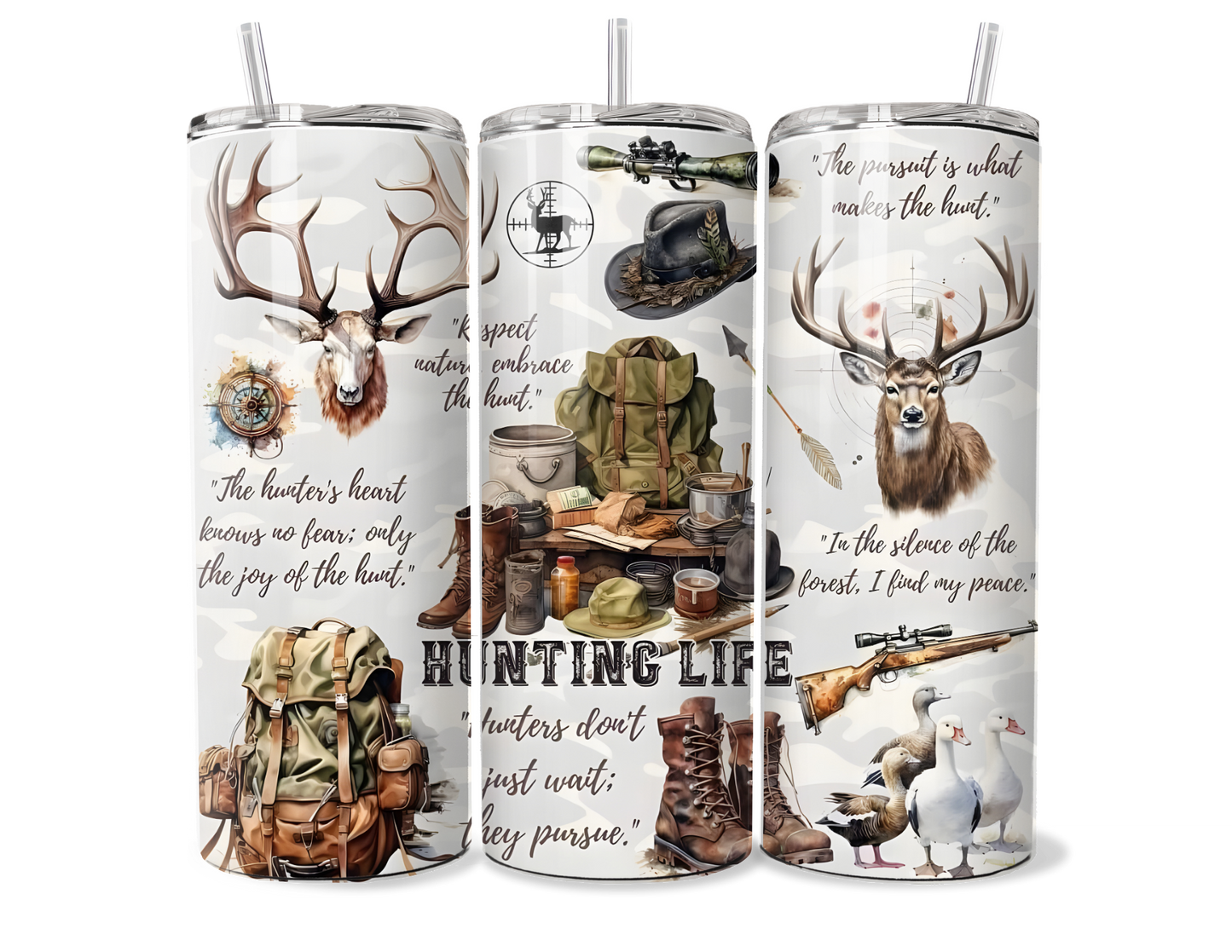 Hunting Life Insulated Tumbler