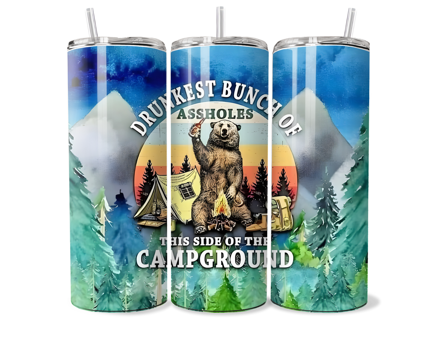 Drunkest Bunch This side of the Camp Ground Insulated Tumbler
