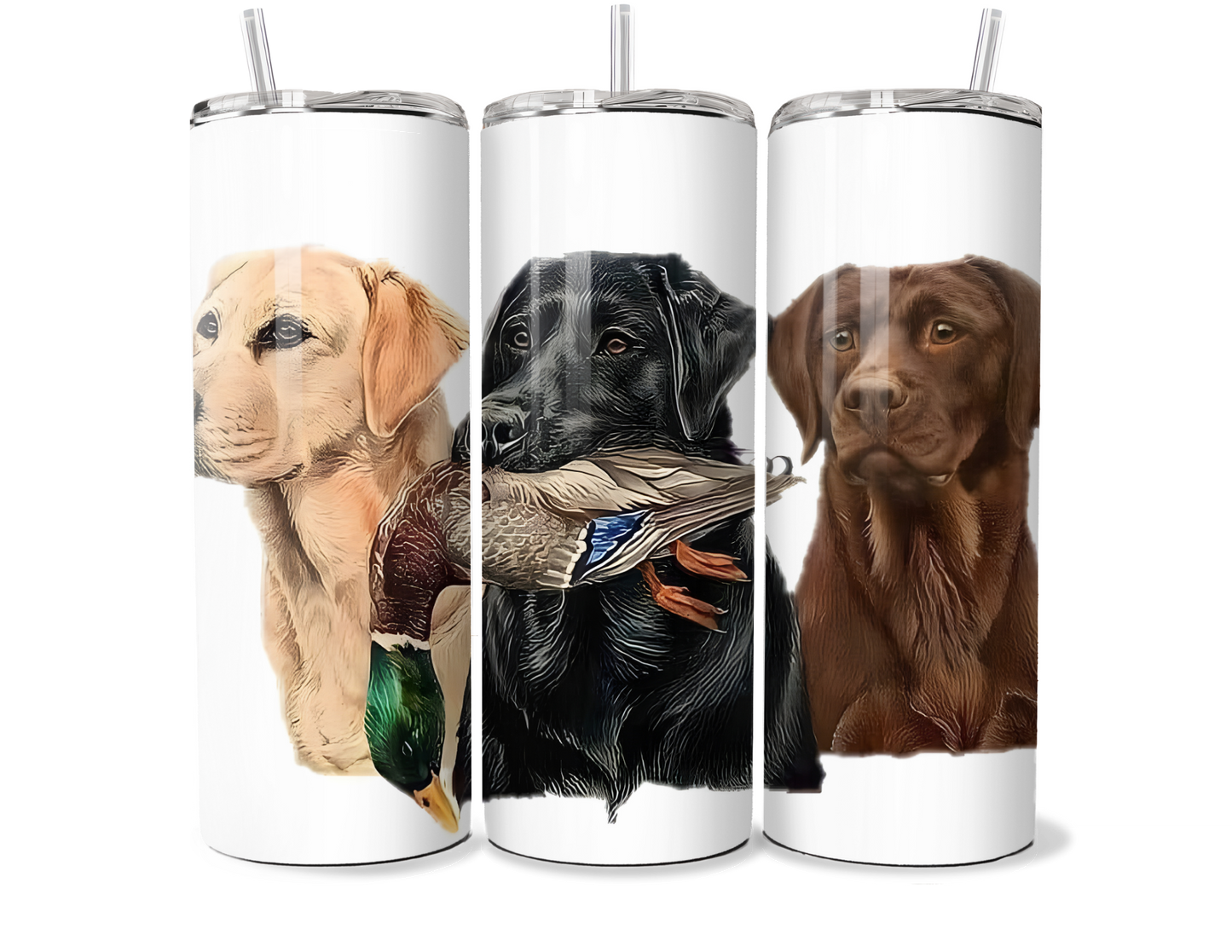 Duck Hunting Dogs Insulated Travel Tumbler