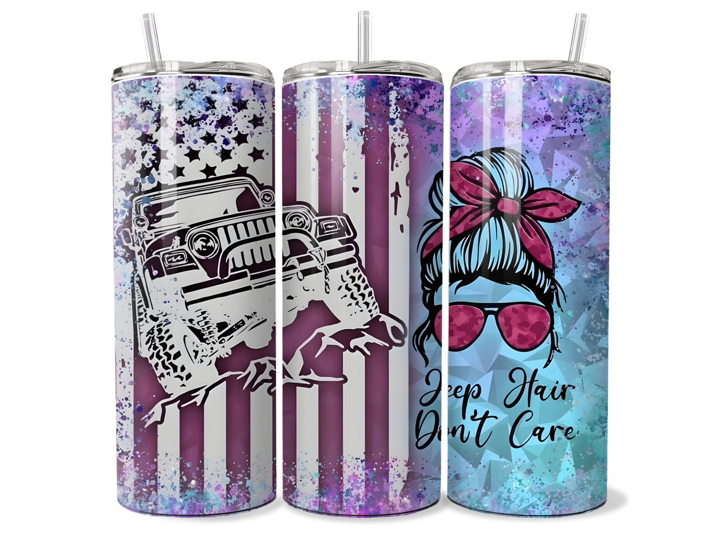 Jeep Hair Don't Care Insulated Tumbler