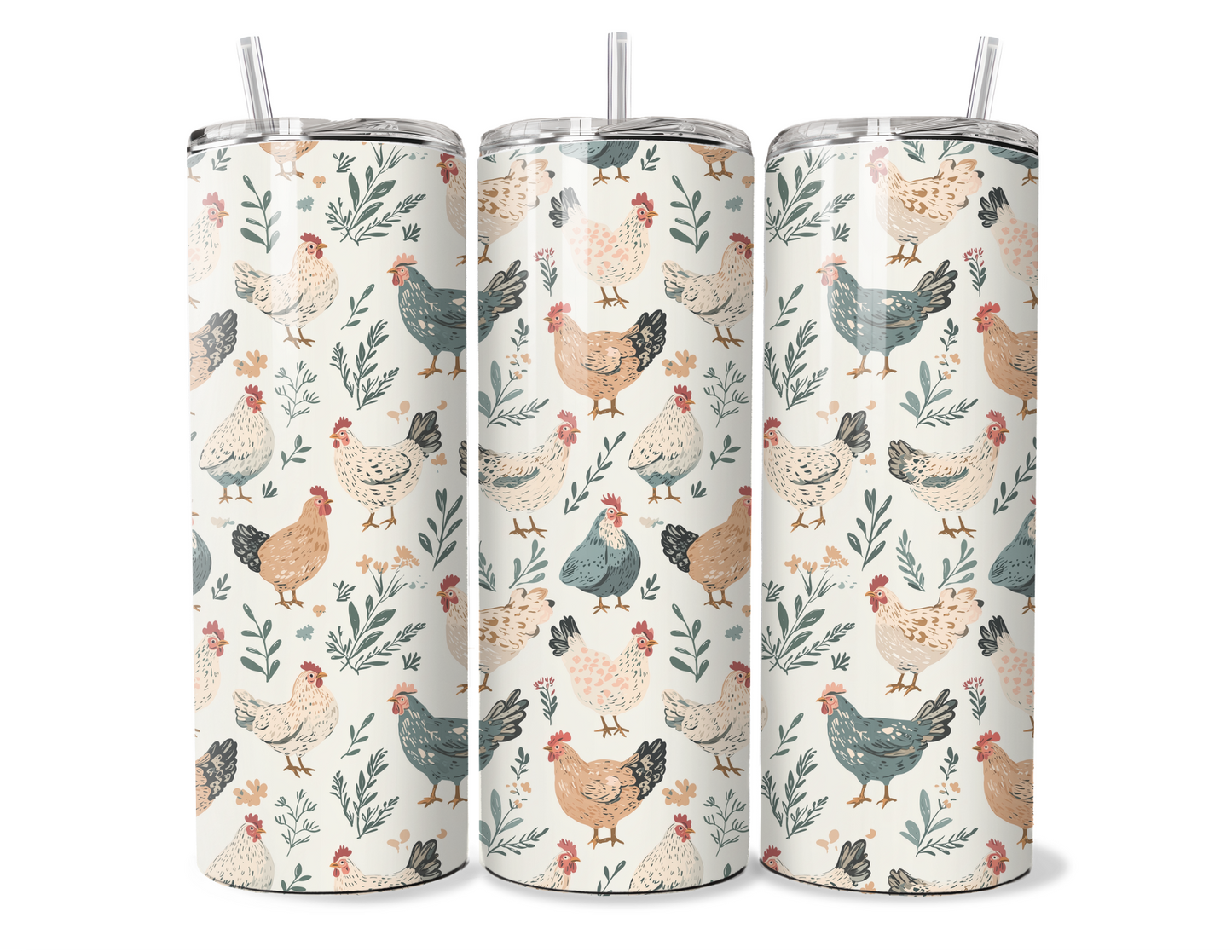 Adorable Chicken Lover Insulated Tumbler