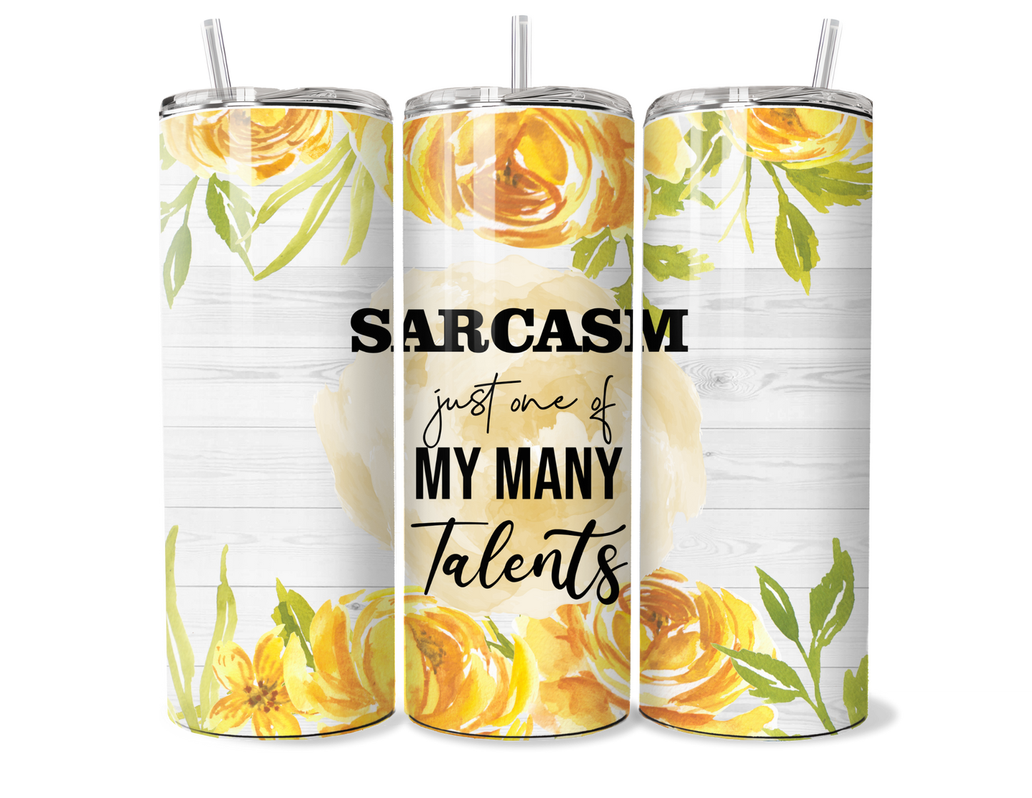 Funny Sarcastic Tumbler with Lid & Straw – Insulated Travel Mug