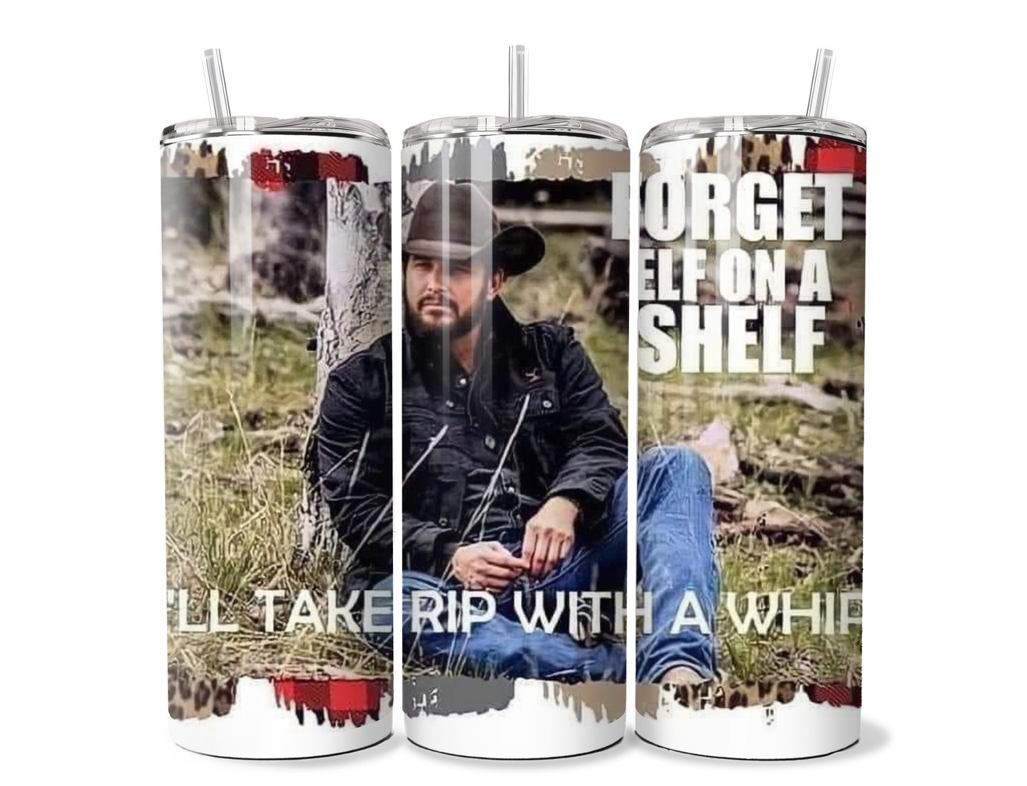 Christmas RIP with a Whip Insulated Travel Mug