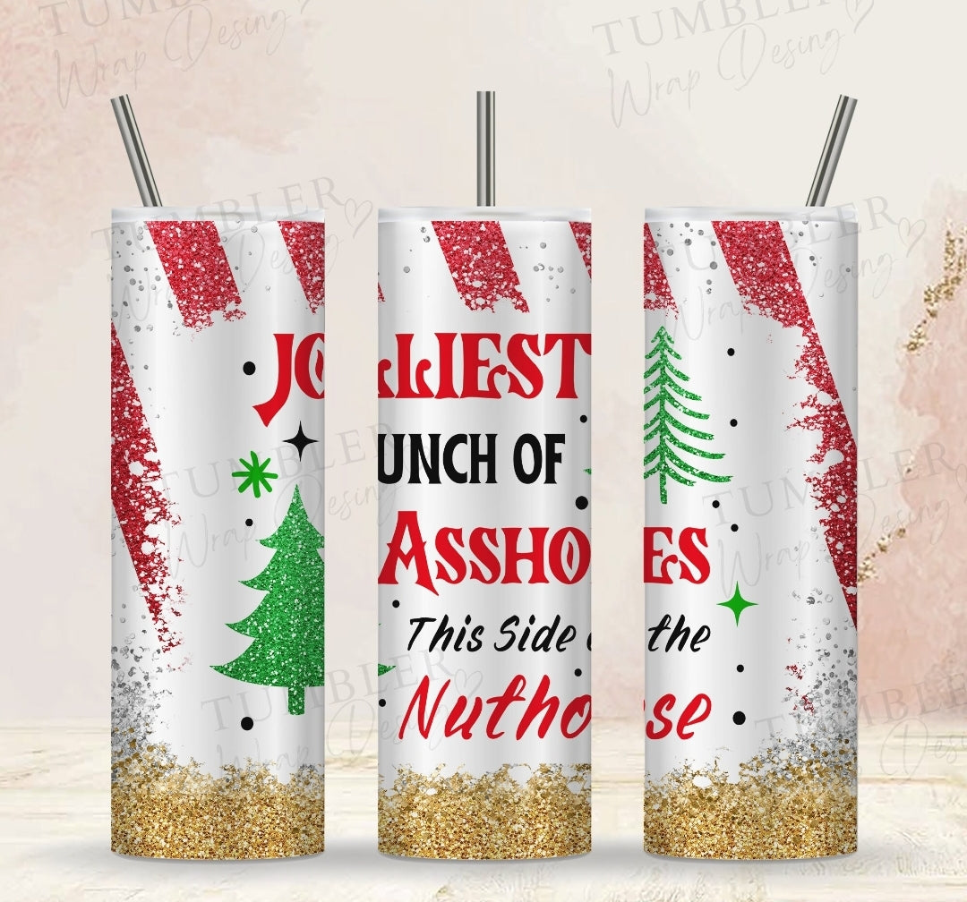 Jolliest Bunch of Assholes Insulated Travel Mug
