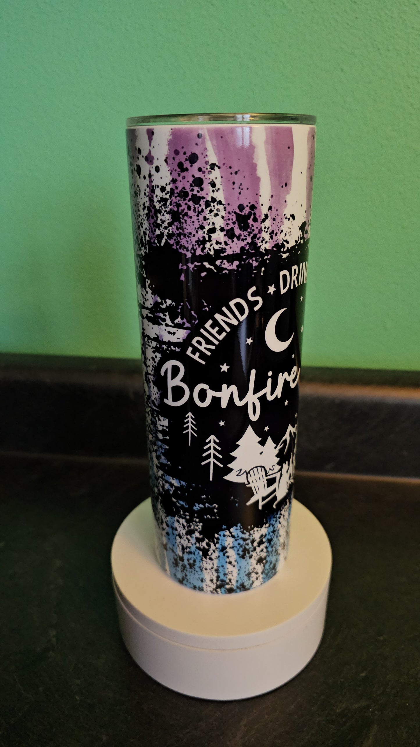 Unique Bonfire Insulated Travel Mug