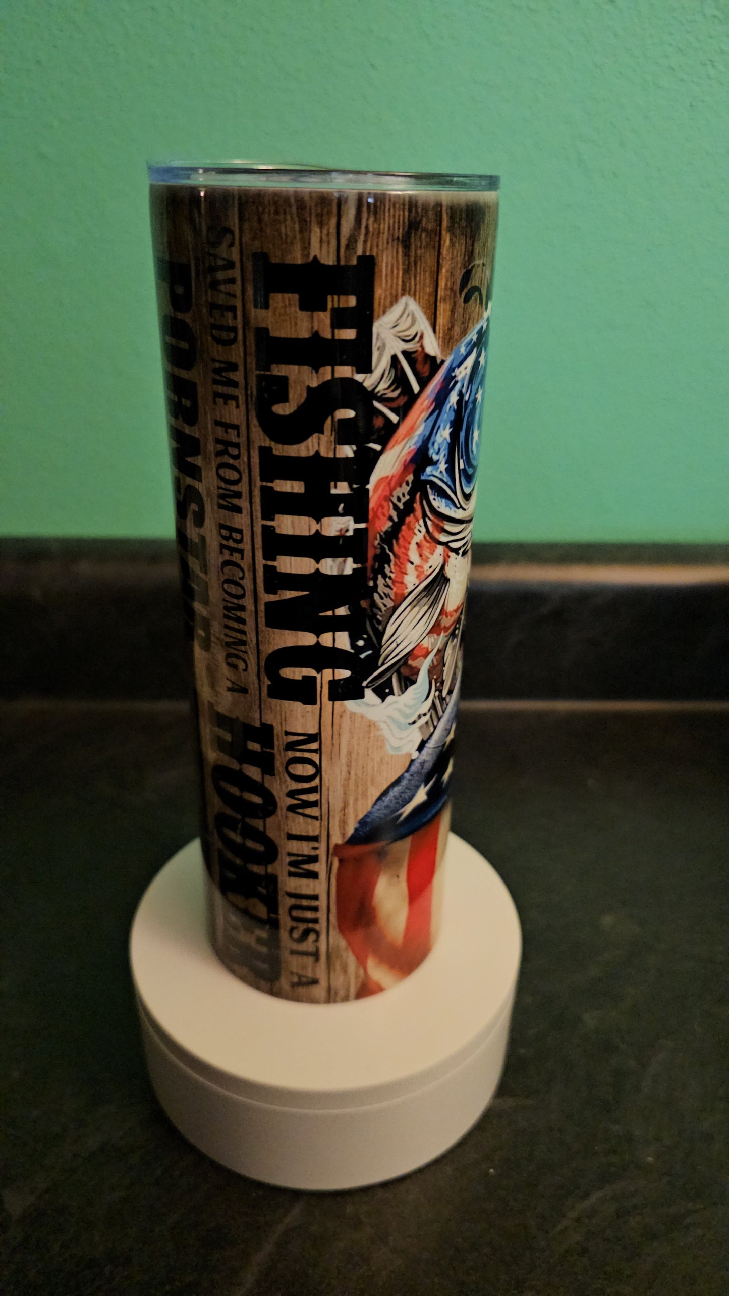 Fishing Saved me from being a PornstarInsulated Travel Mug