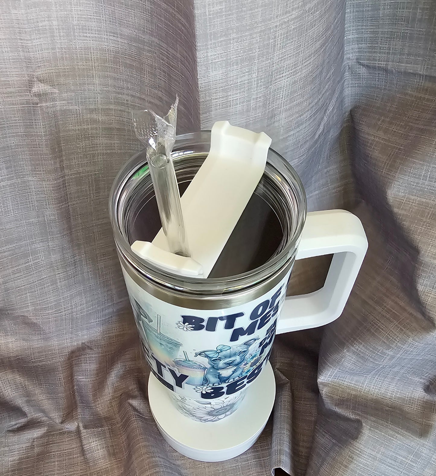 40oz Insulated Travel Tumbler "A Bit of a mess..."