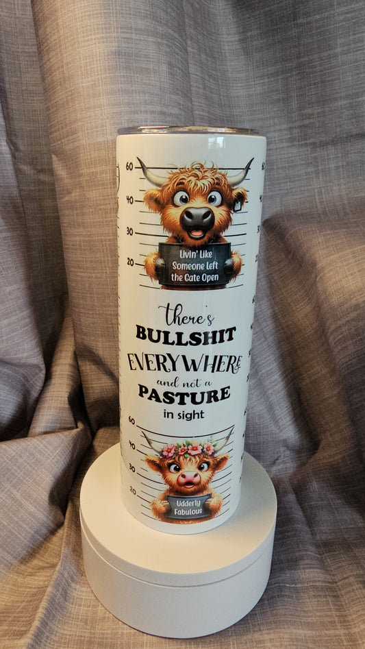Funny Highland Cow Insulated Tumbler