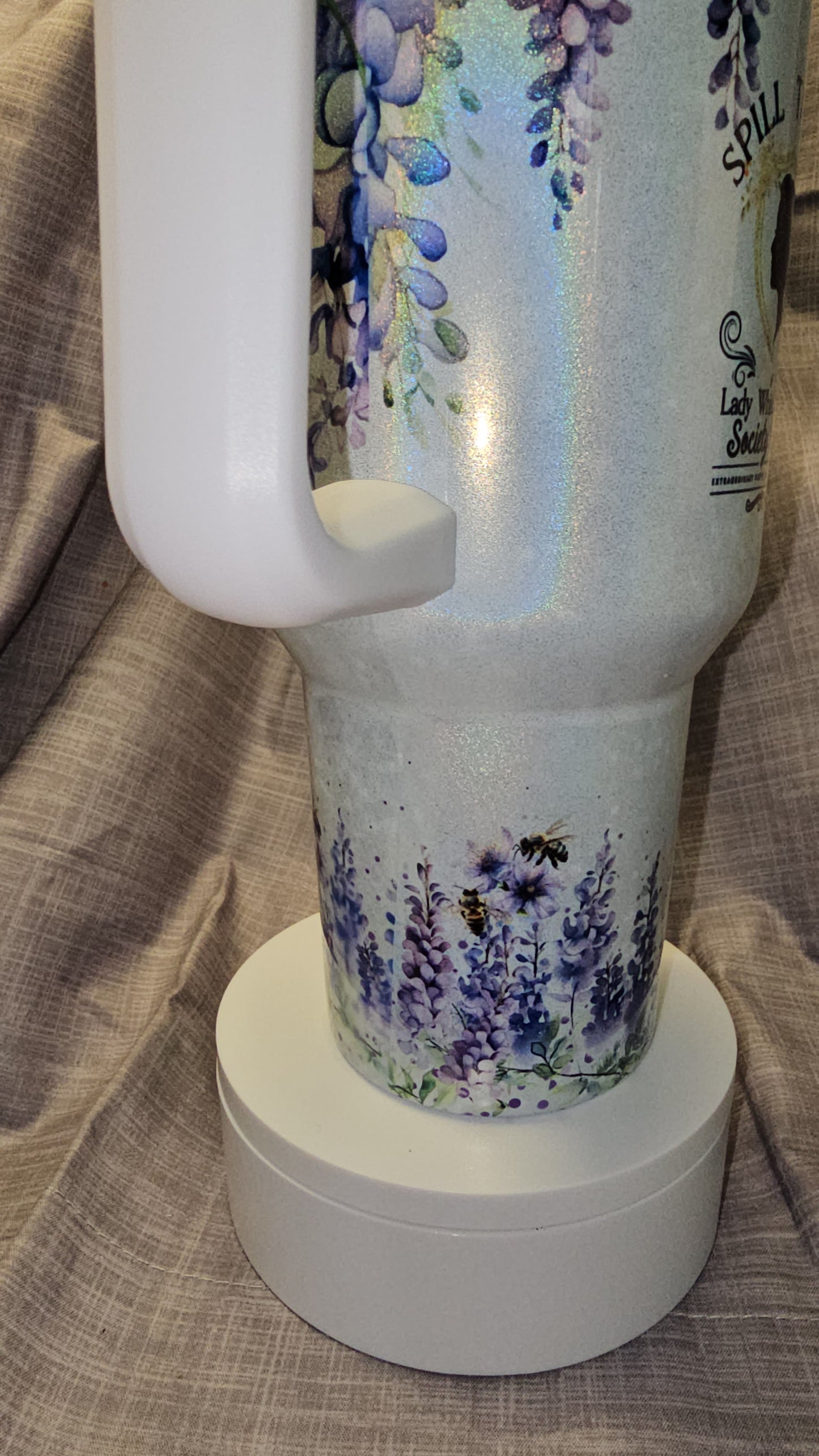 Beautiful Custom Designed Bridgerton Travel Tumbler