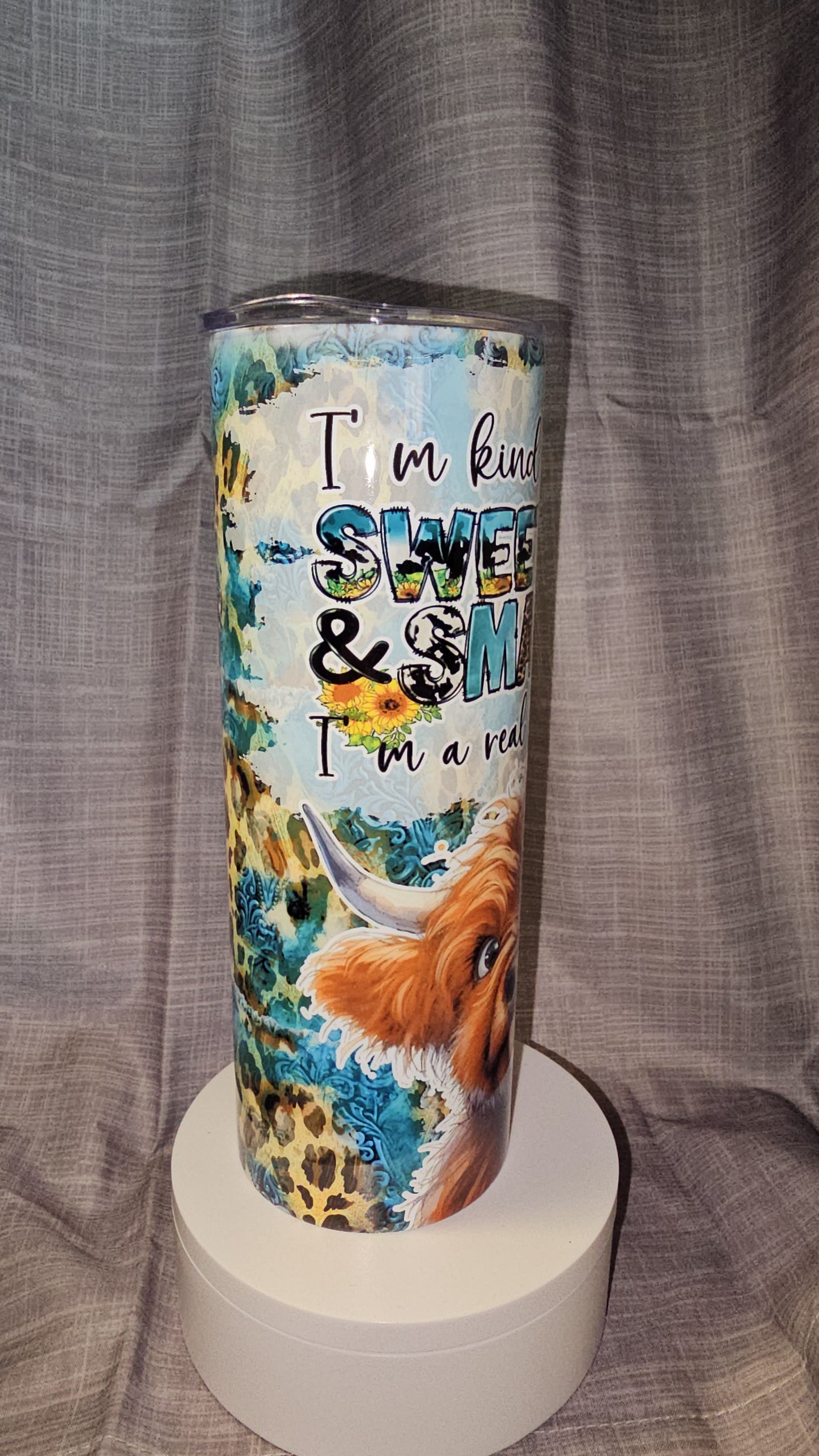 Adorable and Funny Highland Cow Tumbler