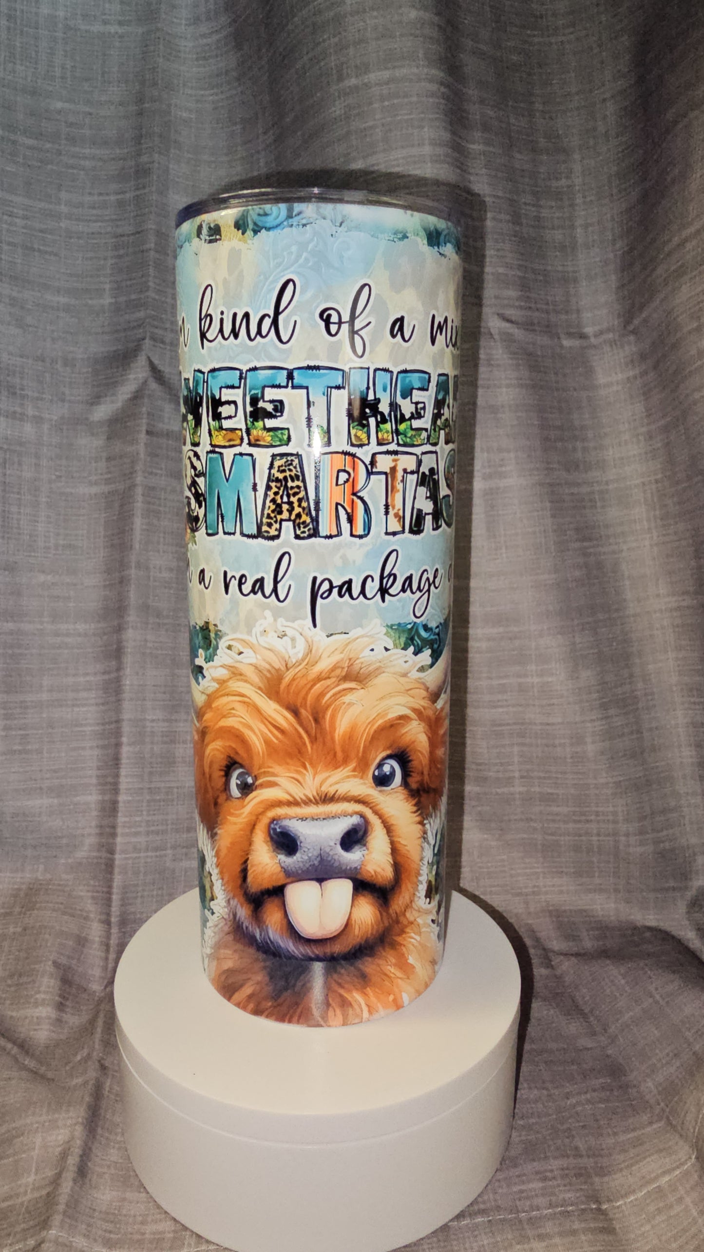 Adorable and Funny Highland Cow Tumbler