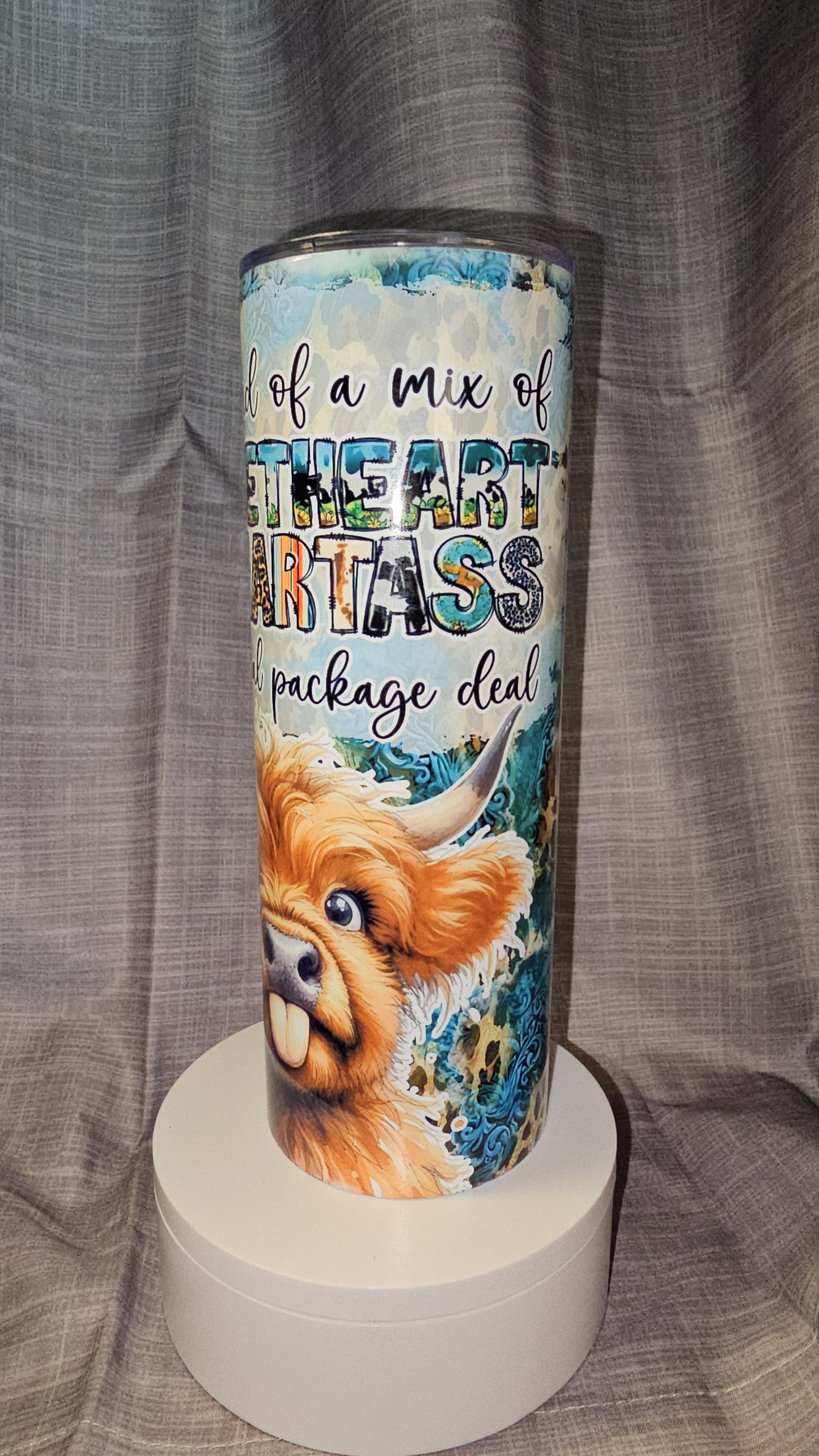 Adorable and Funny Highland Cow Tumbler