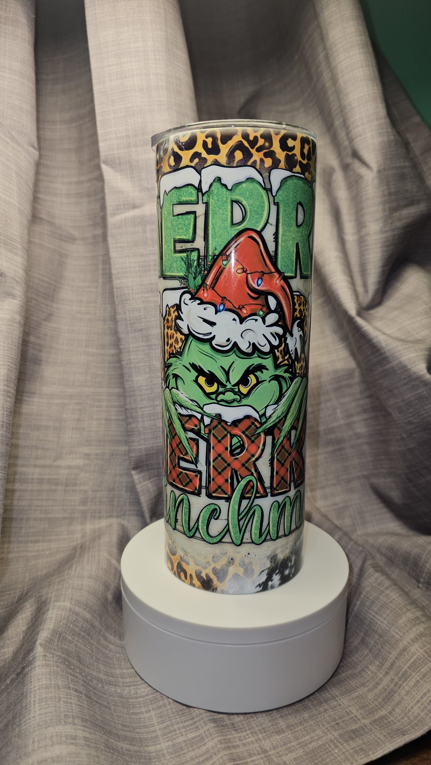 Merry Grinchmas Insulated Travel Tumbler