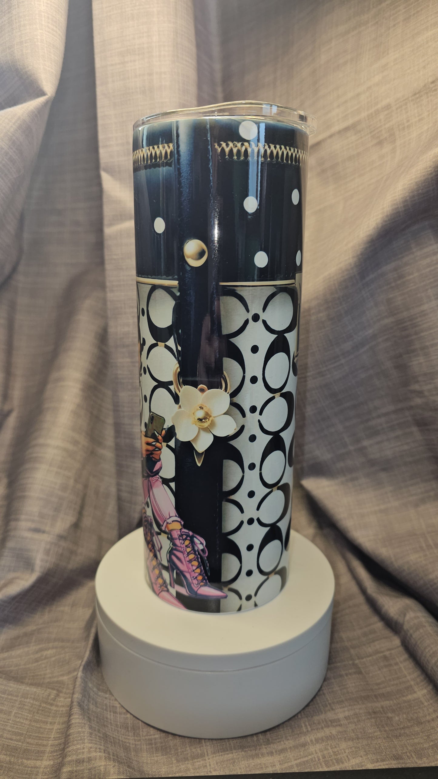 Custom Insulated Travel Tumbler with Betty Boop