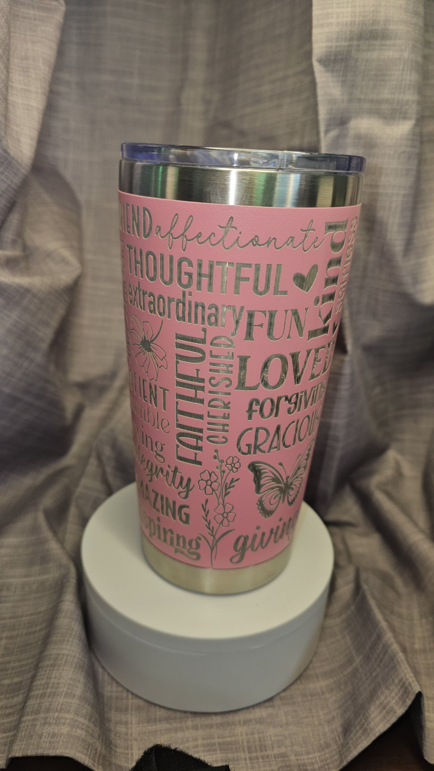Grandma Laser Engraved Insulated Travel Mug