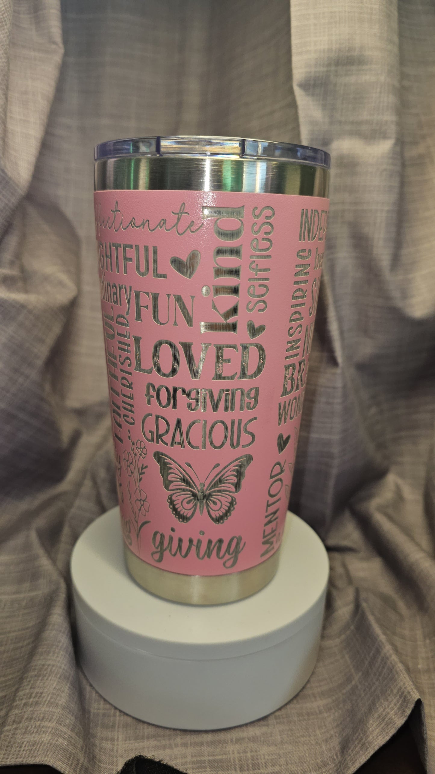 Grandma Laser Engraved Insulated Travel Mug