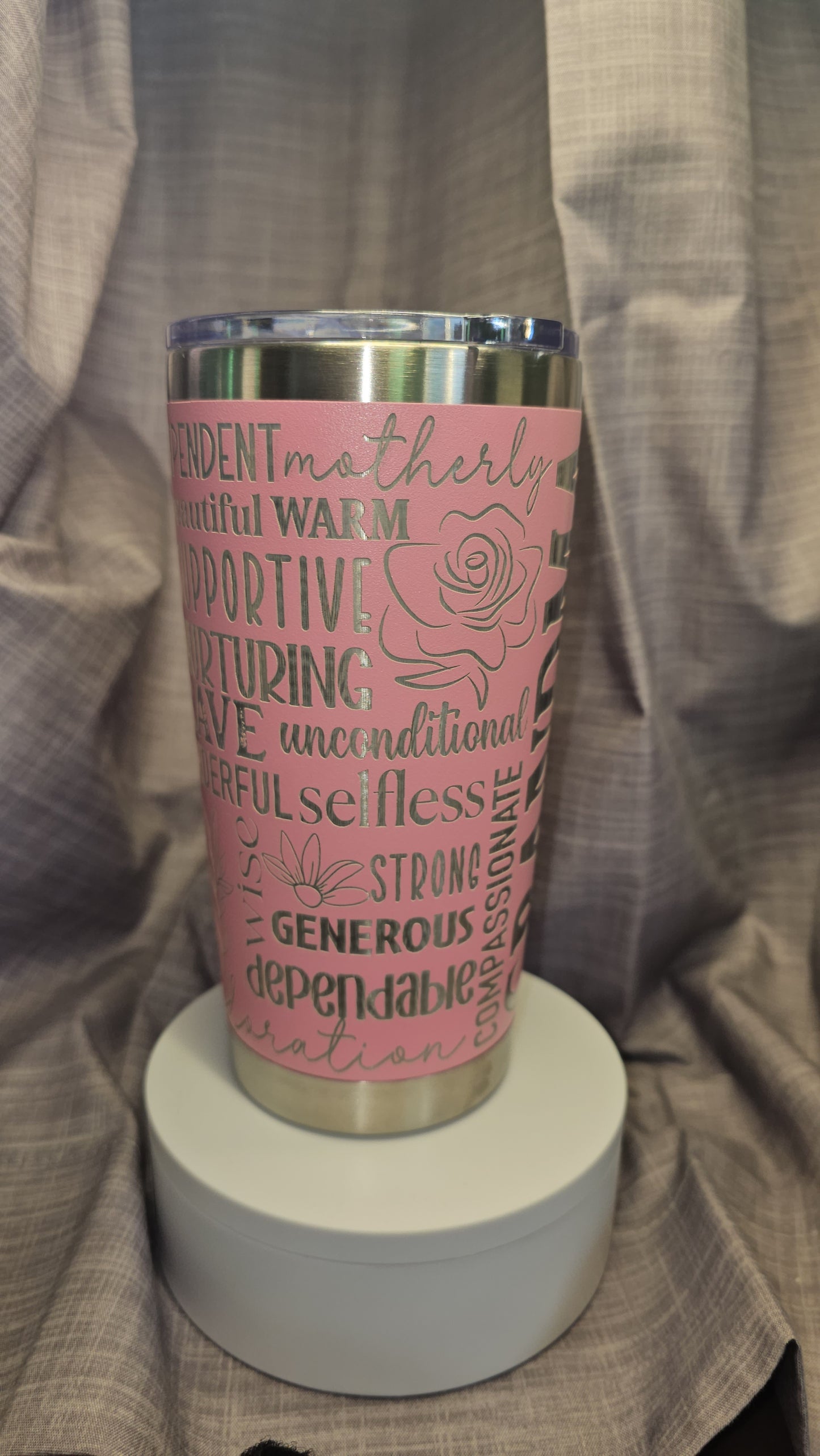 Grandma Laser Engraved Insulated Travel Mug