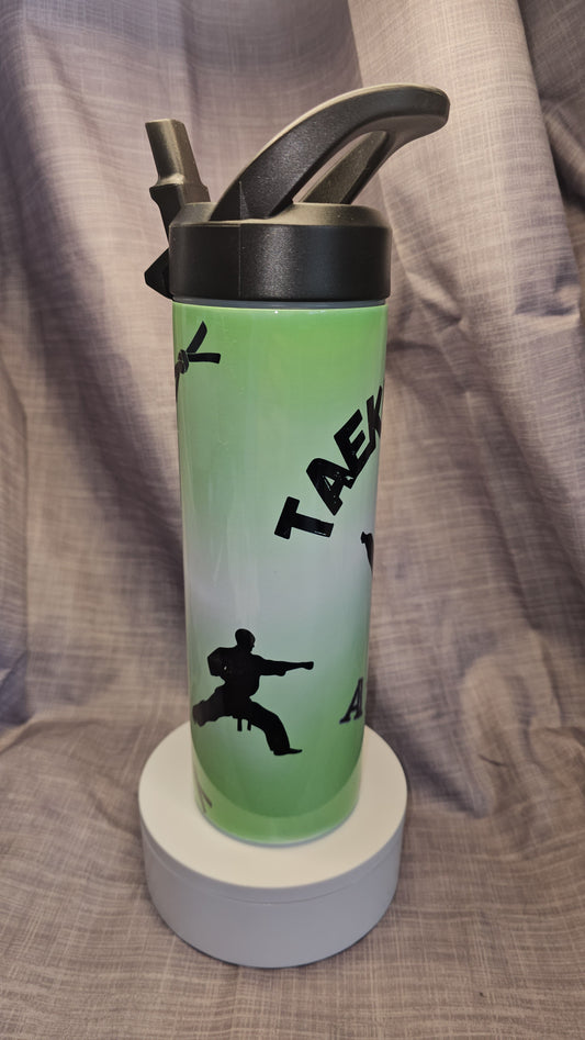 Custom Insulated Taekwondo Water Bottle