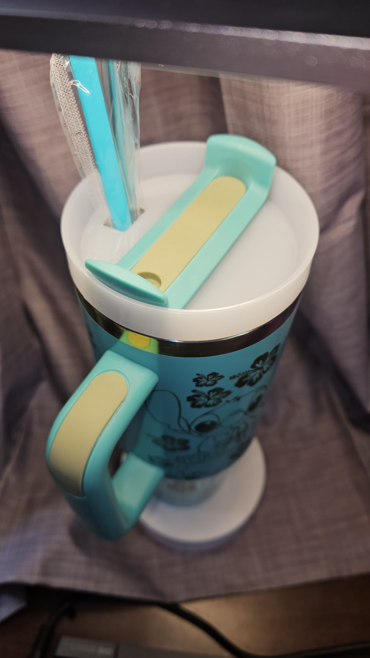 40oz Laser Engraved Stitch Tumbler