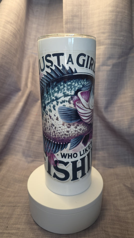 Just a Girl who Loves Fishing 🎣 Insulated Travel Tumbler