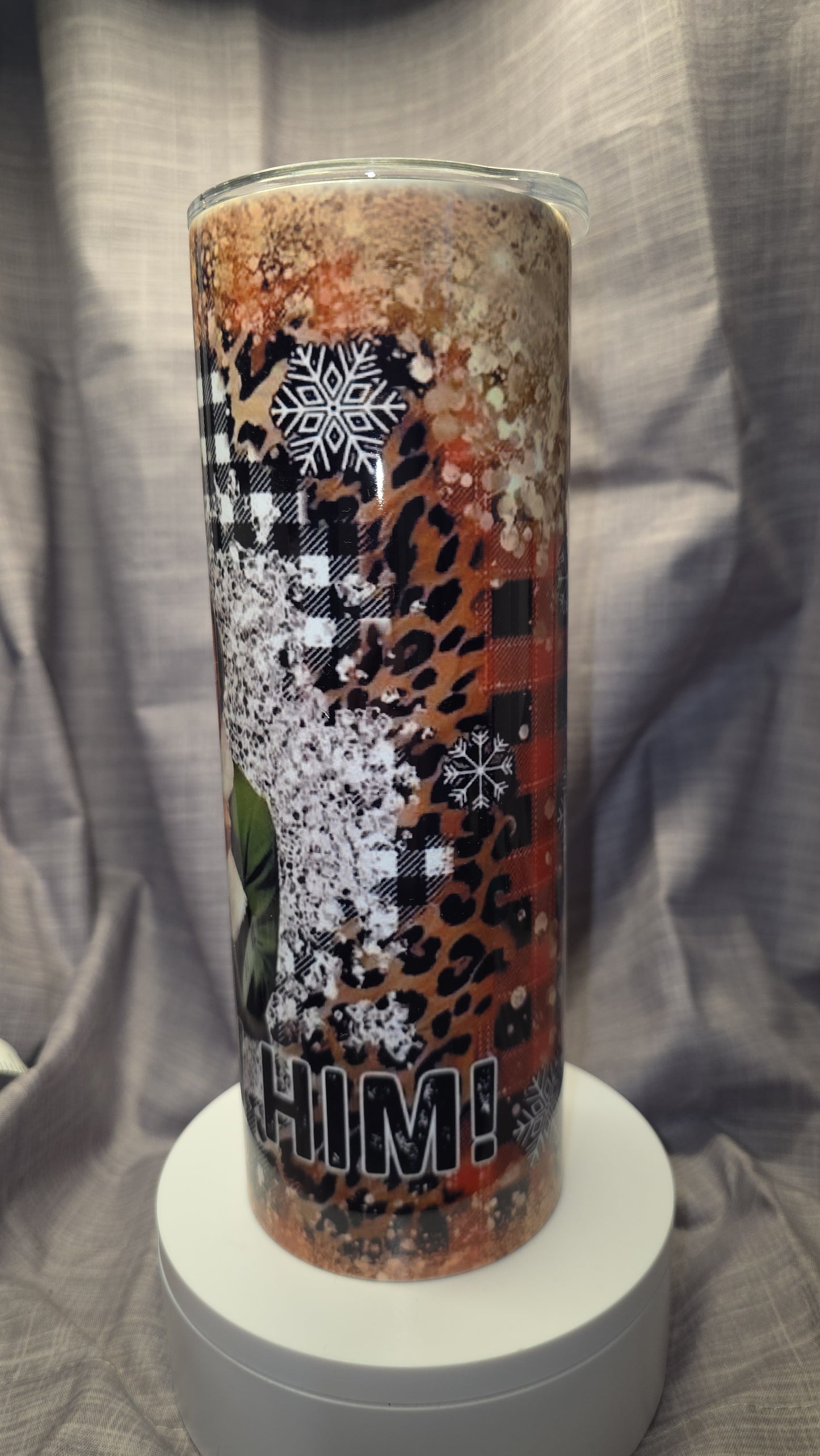 Fun "OMG Santa, I know him" Insulated Travel Mug