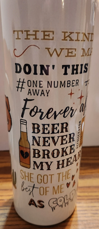 Insulated Country Music Tumbler with Luke Combs