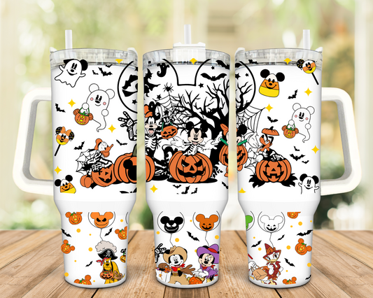 Halloween Mickey Mouse 40oz Insulated Travel Tumbler