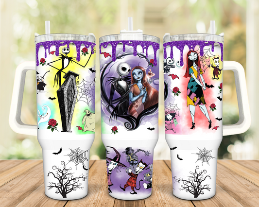 Nightmare Before Christmas 40oz Insulated Travel Tumbler