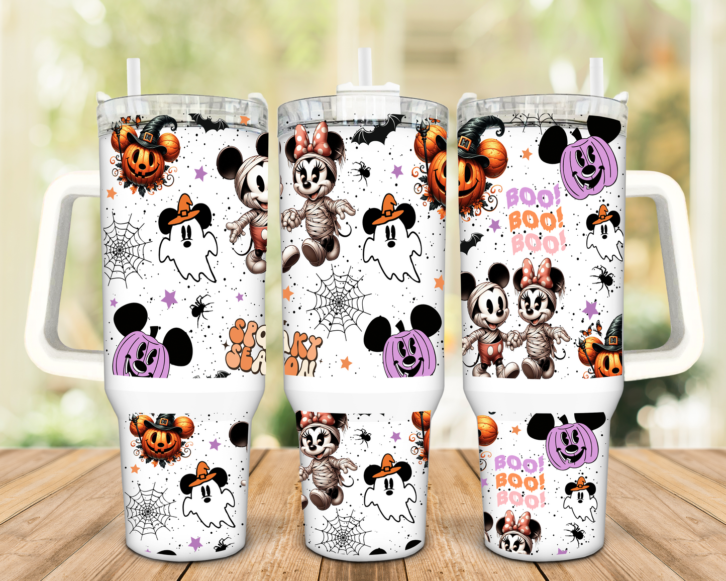 Halloween Mickey Mouse and Friends 40oz Insulated Travel Tumbler