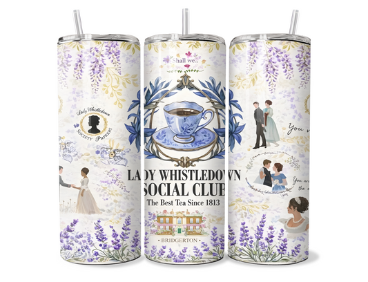 Whistledown Social Club Bridgerton Insulated Tumbler
