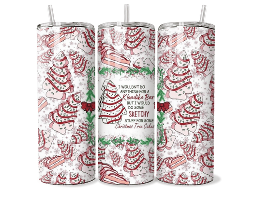 Fun and Playful Little Debbie Christmas Tree Cake Insulated Travel Mug