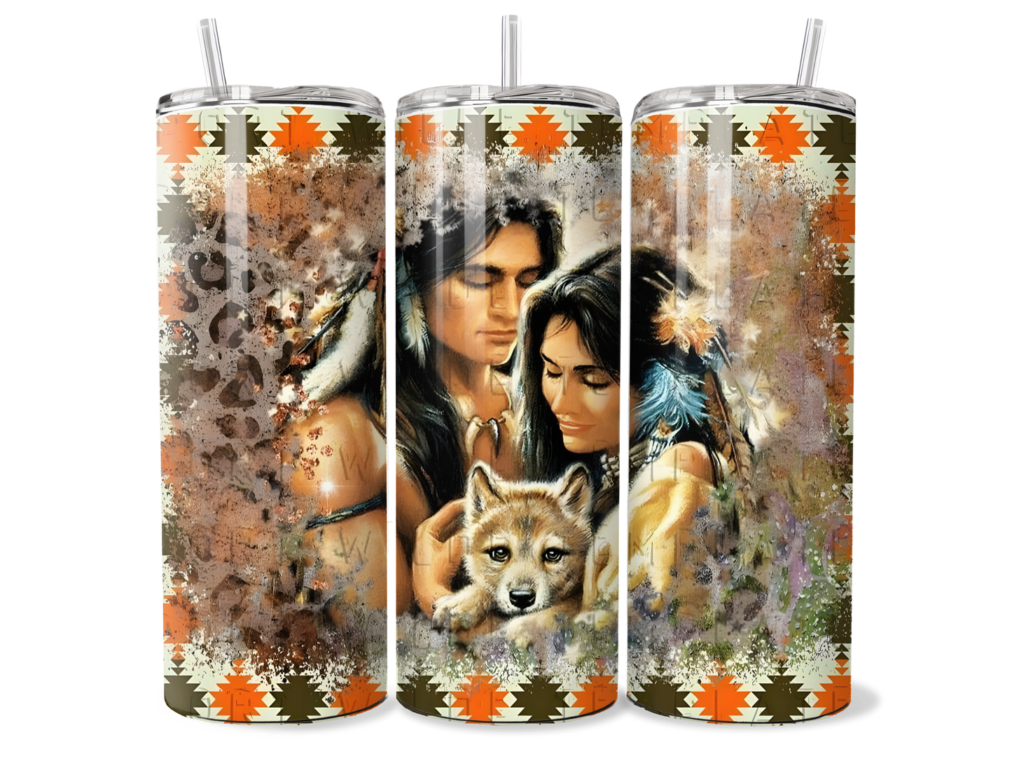 Native American Culture Double-Wall Insulated Tumbler