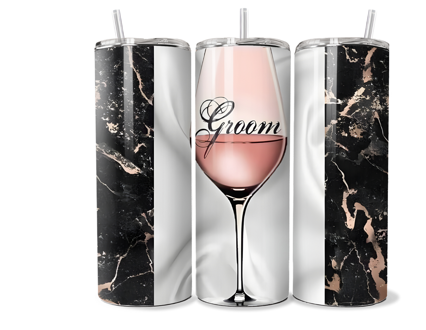 Custom Groom Stainless Steel Tumbler - Wedding Party Gift