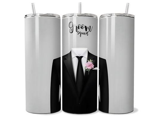 Groom Squad Stainless Steel Insulated Tumbler