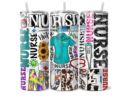 Custom Nurse Travel Mug - Stainless Steel Insulated Tumbler