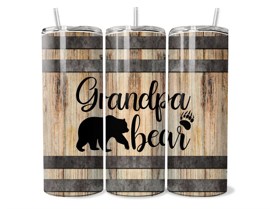 Papa Bear Insulated Travel Tumbler