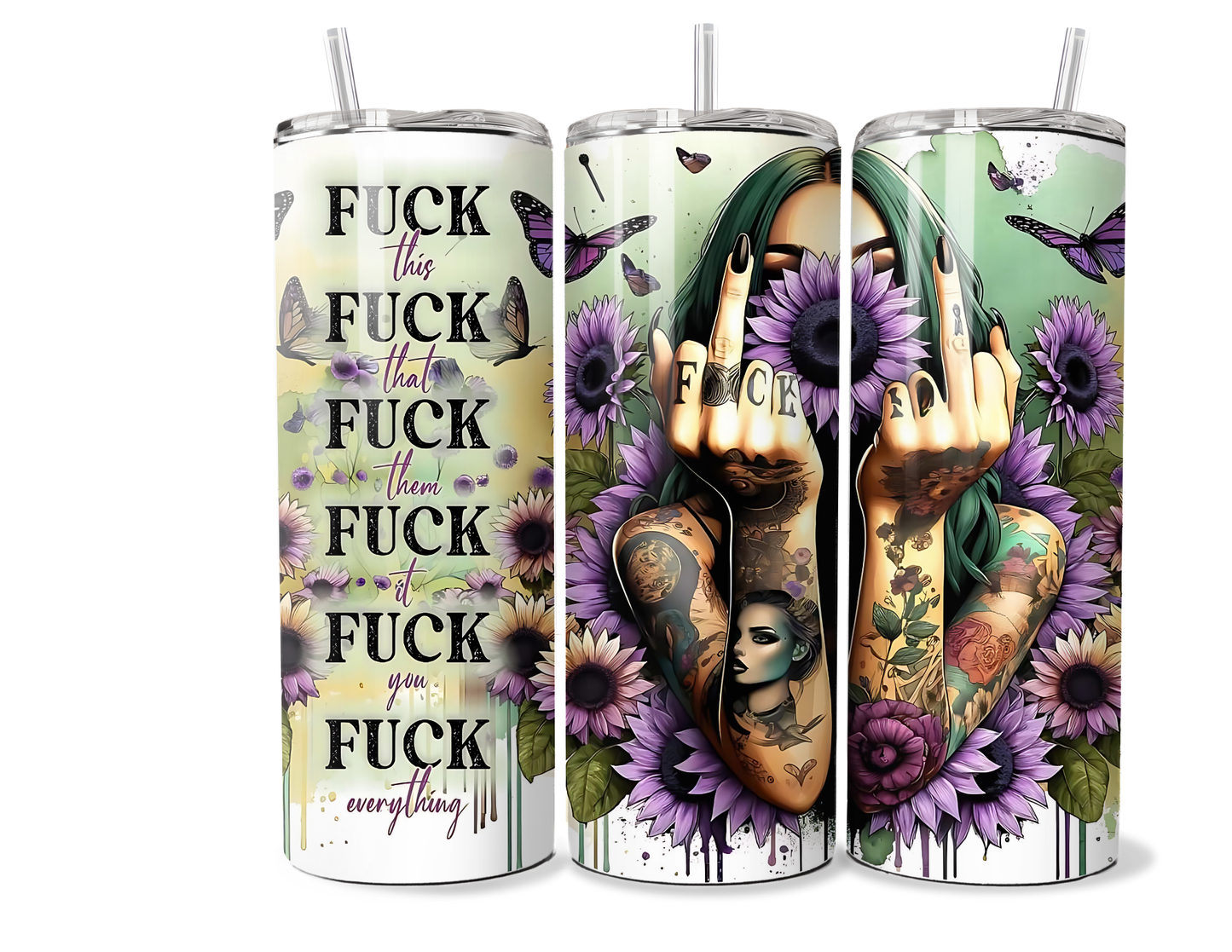 Custom "Fuck This" 20oz/30oz Insulated Tumbler - Sarcastic Gift Mug
