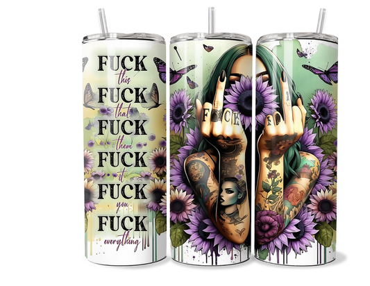 Custom "Fuck This" 20oz/30oz Insulated Tumbler - Sarcastic Gift Mug